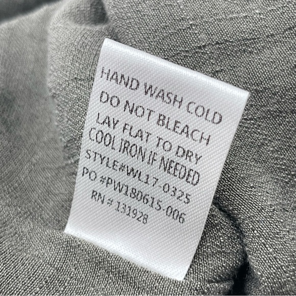 Wishlist Apparel Women’s Large Wide Leg Lined Jumpsuit Gauzy Lightweight Green - Picture 8 of 10